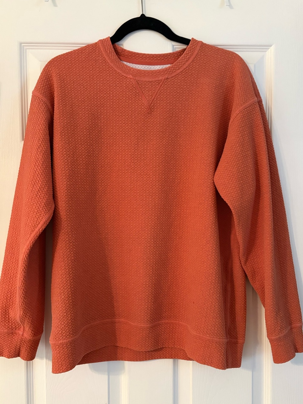 Lululemon All Yours Crew *Bubble Dot Sweatshirt, Heathered Brick, size S